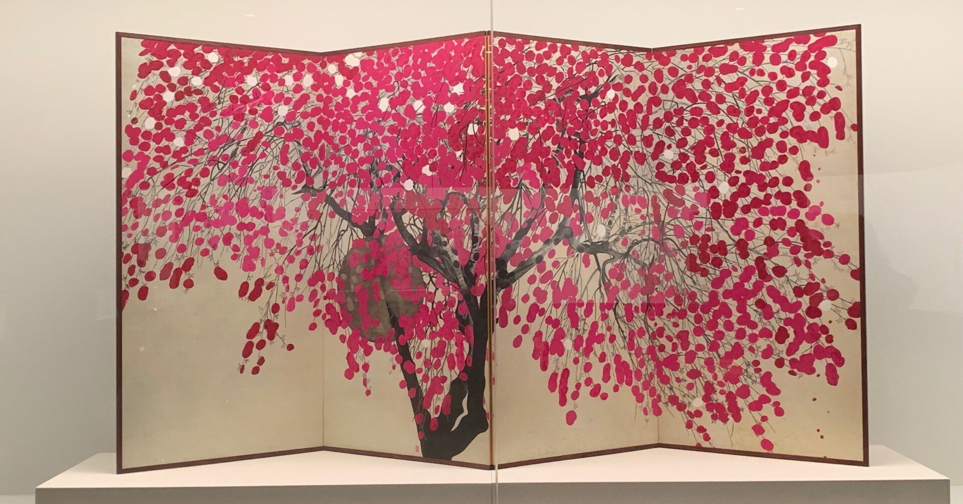 日本画家の船田玉樹氏作品 　※時期詳細不明 船田玉樹《花の夕》①100%現代の目を使う、勝手な鑑賞方法【MoMAT