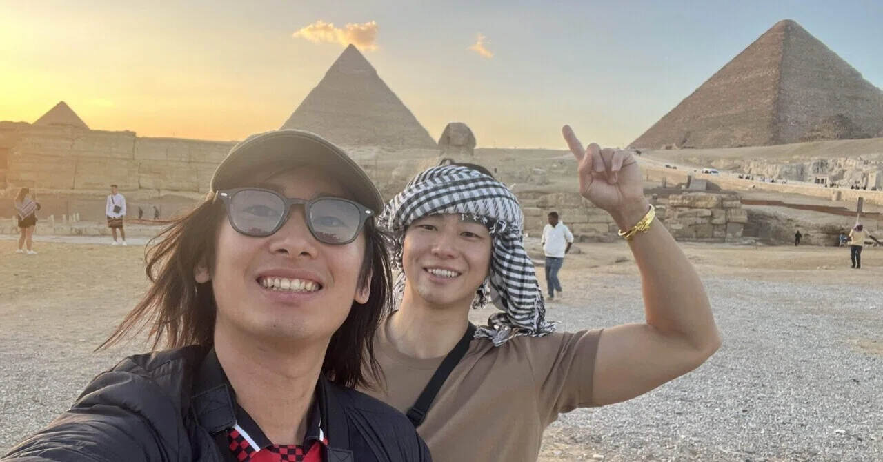 76 マッチョとエジプト2人旅ラスト🇪🇬｜陽☀️世界一周ひとり旅