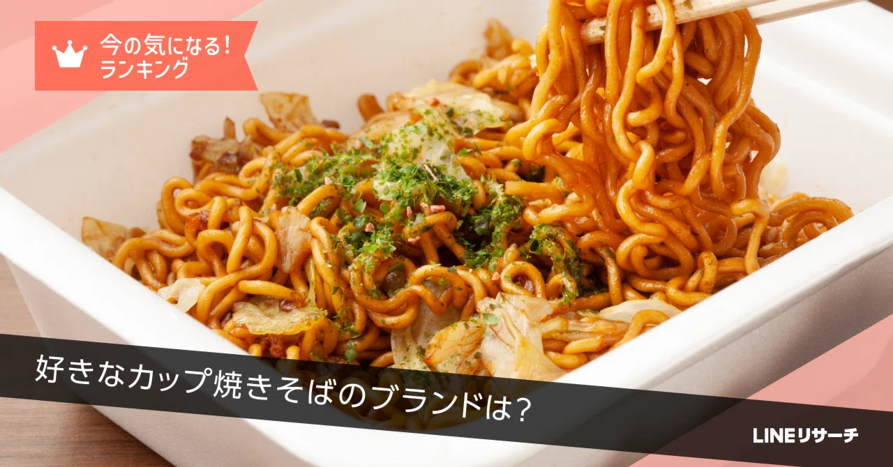 好きなカップ焼きそば、TOP2は「日清食品 日清焼そばU.F.O.