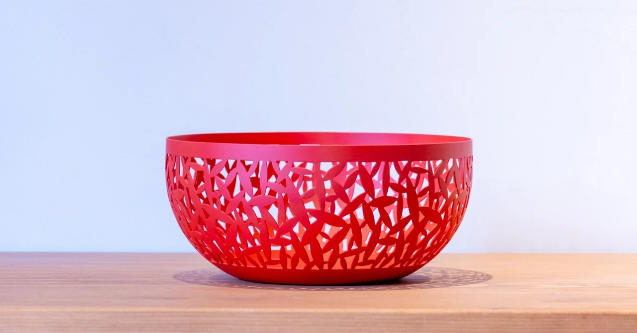 【新品未使用】ALESSI Joe Cactus（ジョー・カクタス）レッド 灰皿 Shadows, Objects, and Fruit. -The Value of Shadows Seen in the