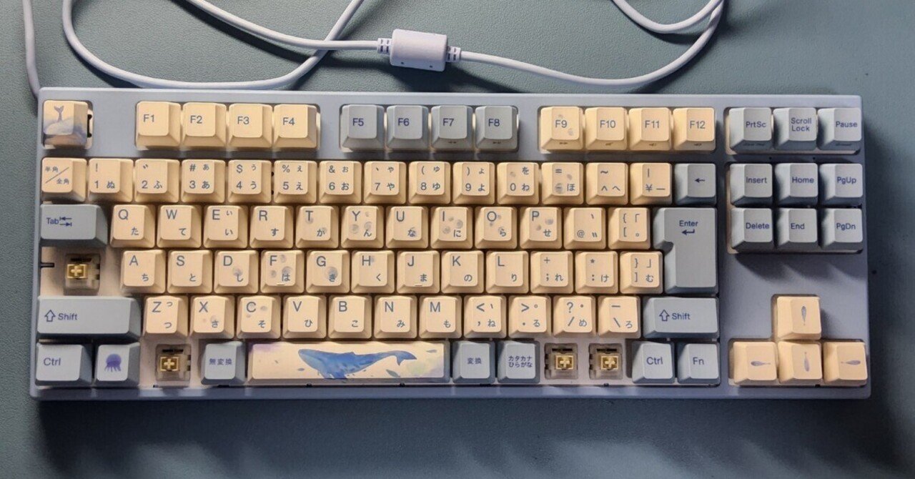 varmilo v2 tkl (ジャスミン軸)レビュー｜yago