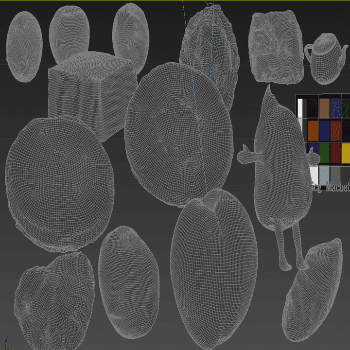 事例 4kドラマで大量のスイーツをフォトグラメトリーで3d化 L Espace Vision の Note