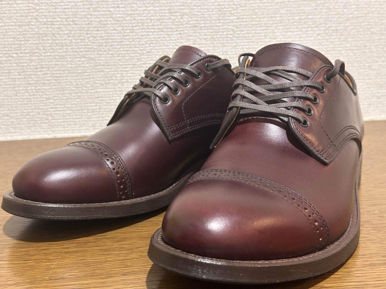 WHEEL ROBE #15077 PUNCHED CAP DERBY 購入｜池上富士夫