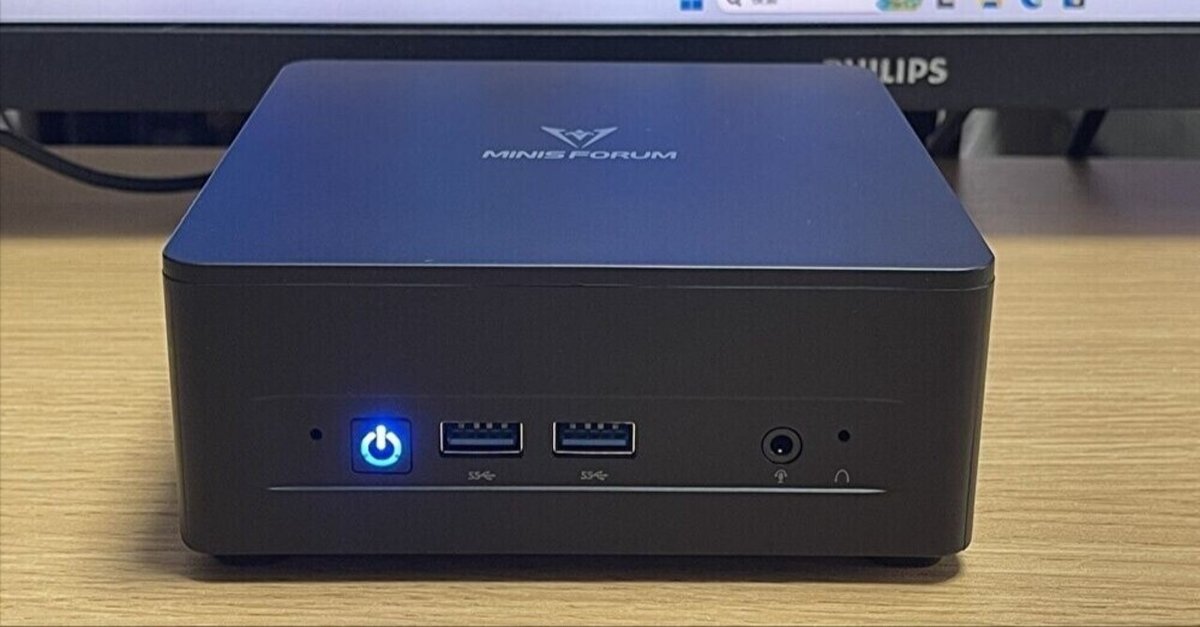 MINISFORUM UM760 Slim、Ryzen 5 7640HSを搭載のミニPC、実機