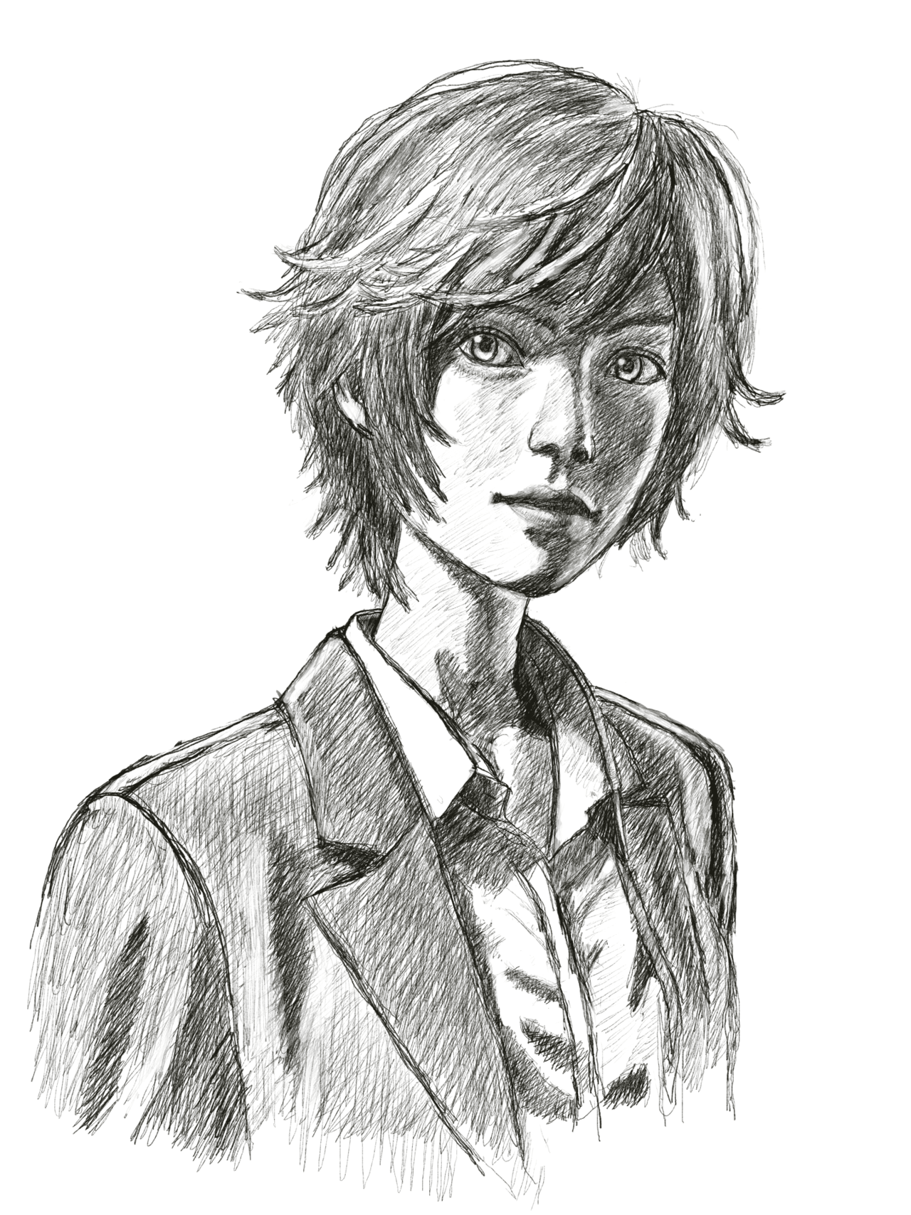 自分の顔の絵 自画像を描いた結果。 内面や特徴を知るきっかけに