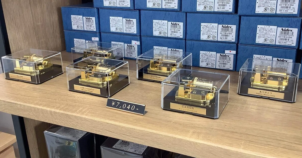 A Muisic Note Nidec 23-Note Music Box Arrival!!|テーブルカルチャーえむすび