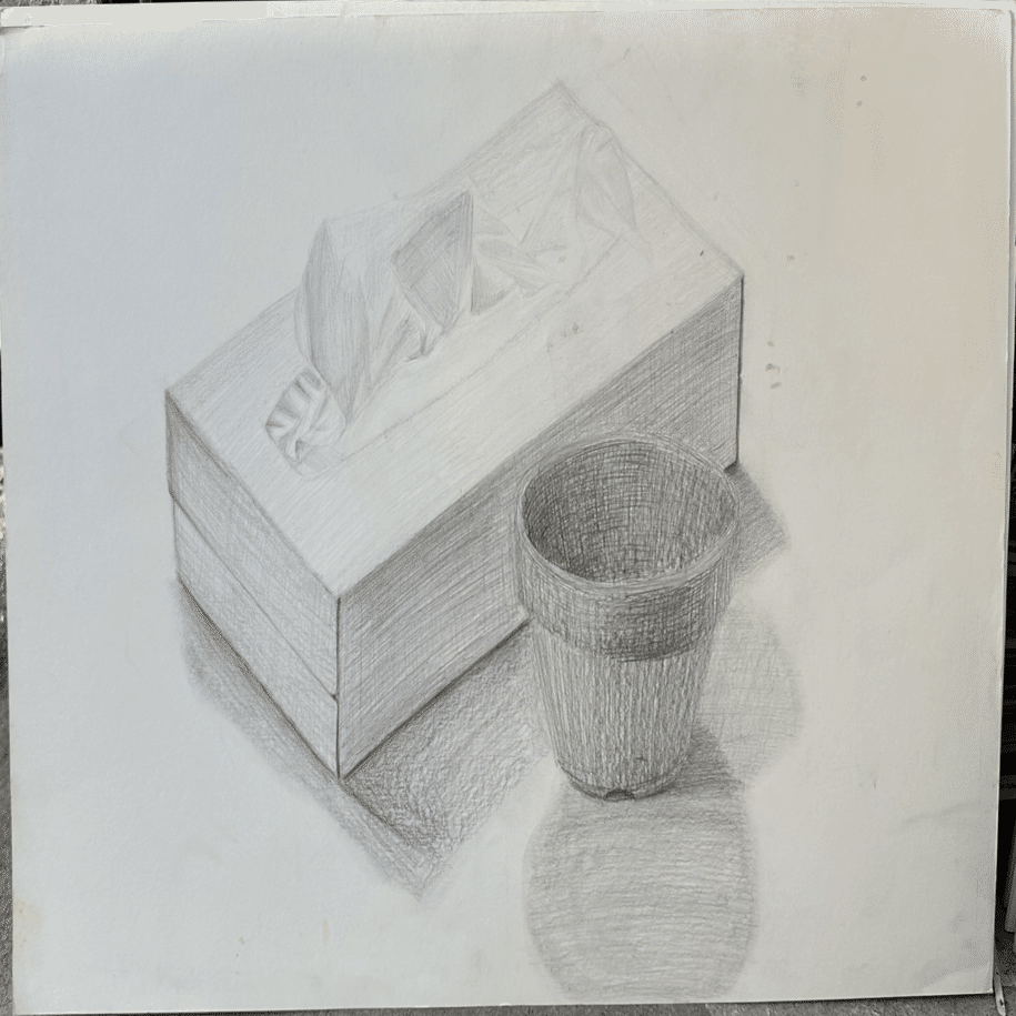 鉛筆デッサン2年間の成長記録｜minaiti