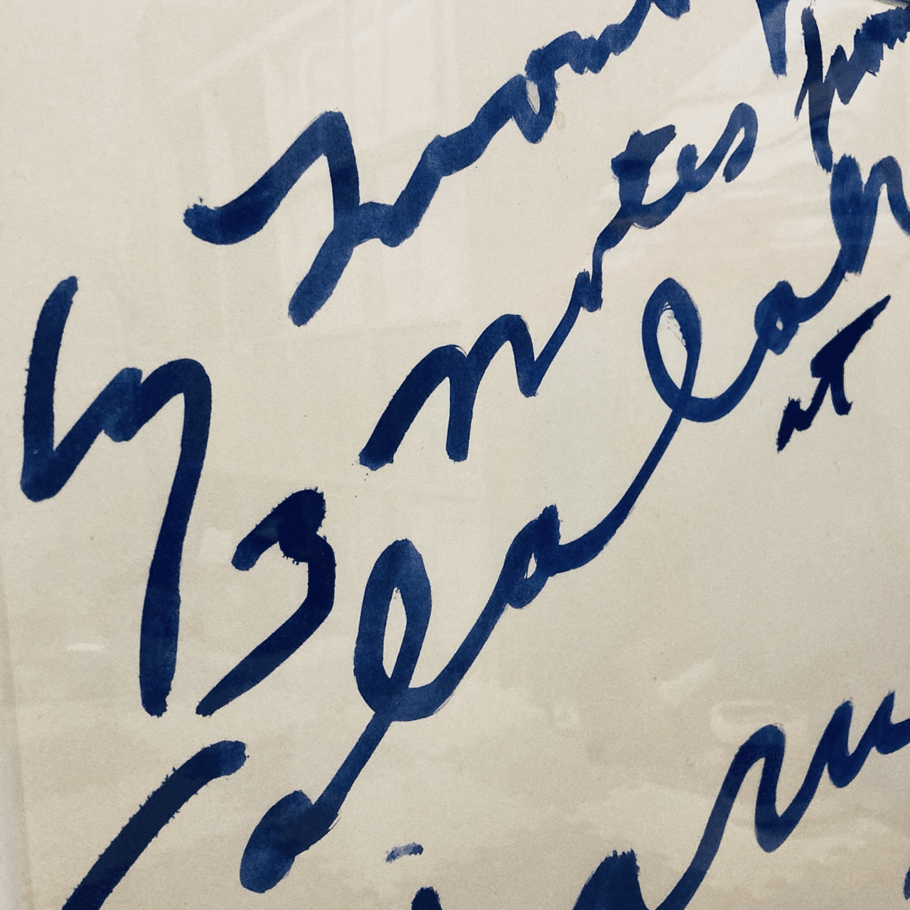 時を超えた美、Cy Twomblyの『Three Notes from Salalah』ポスターの