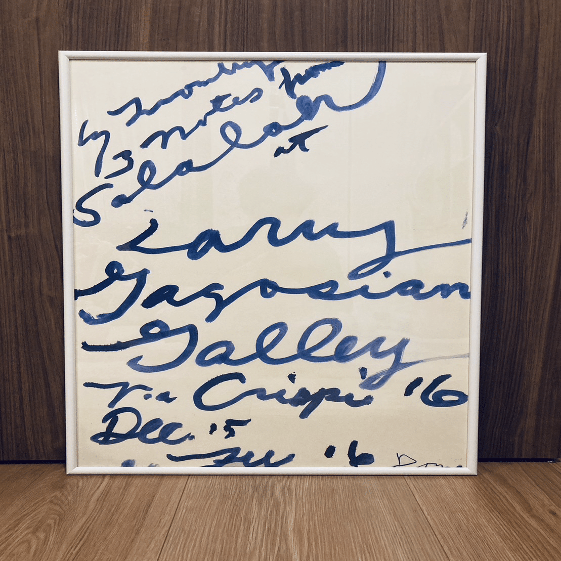 時を超えた美、Cy Twomblyの『Three Notes from Salalah』ポスターの