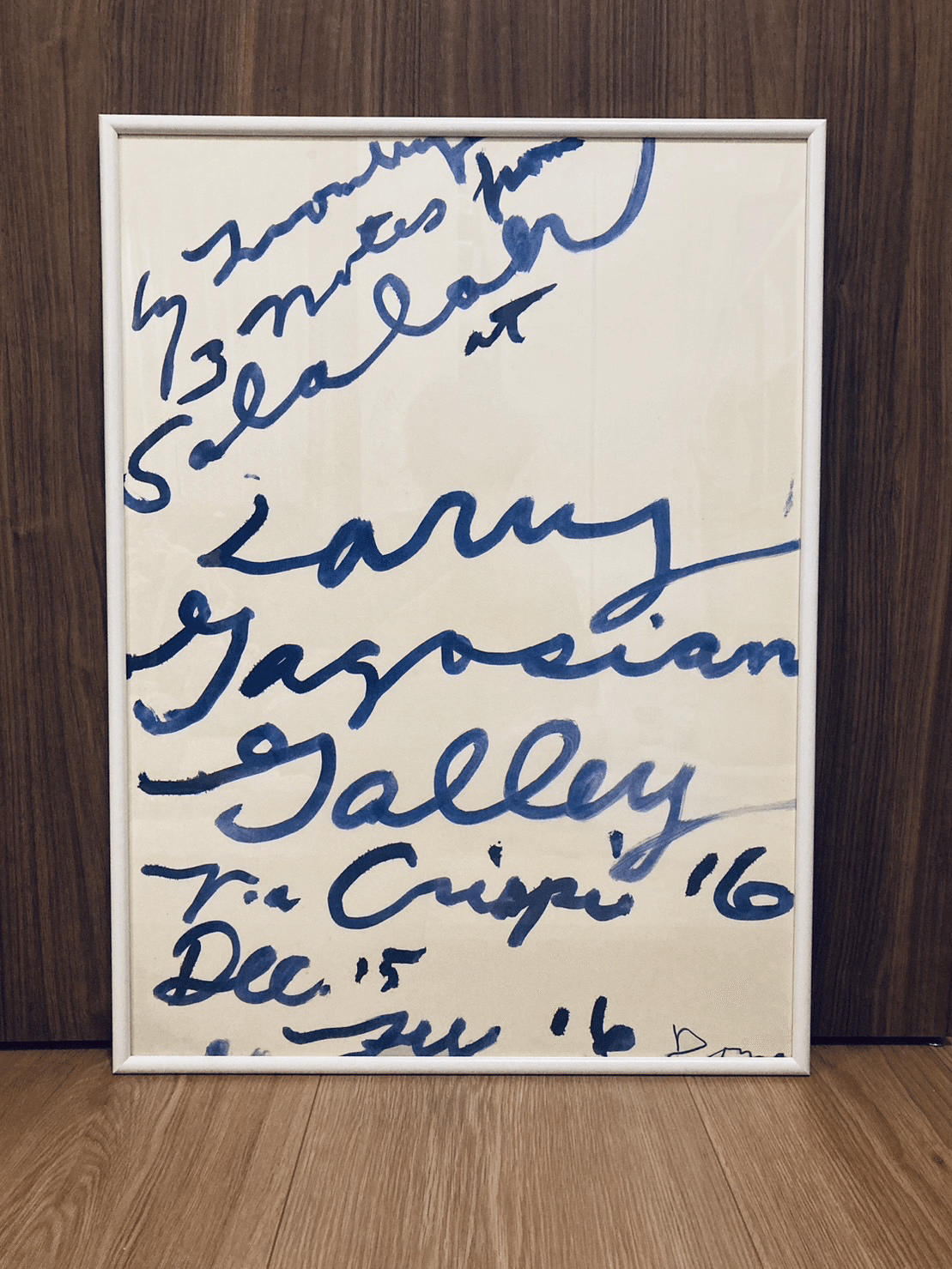 時を超えた美、Cy Twomblyの『Three Notes from Salalah