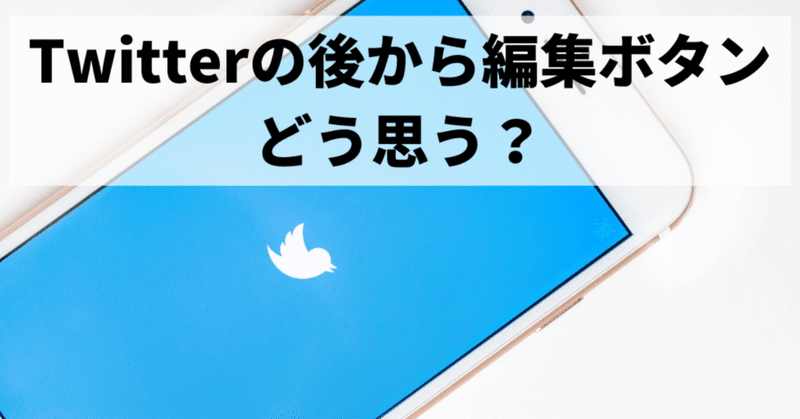 Twitterの後から編集ボタン_どう思う_