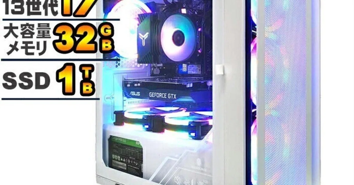 当日発送のRTX4060ゲーミングPC、32GBメモリで快適プレイ実現｜割引 
