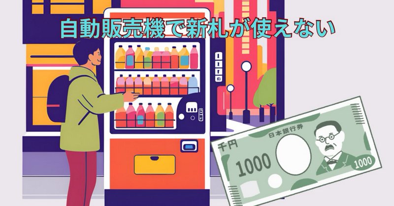 新紙幣 新1000円札の自販機問題|株式会社ゼニスアンドカンパニー 新紙幣 新1000円札の自販機問題|株式会社ゼニスアンドカンパニー