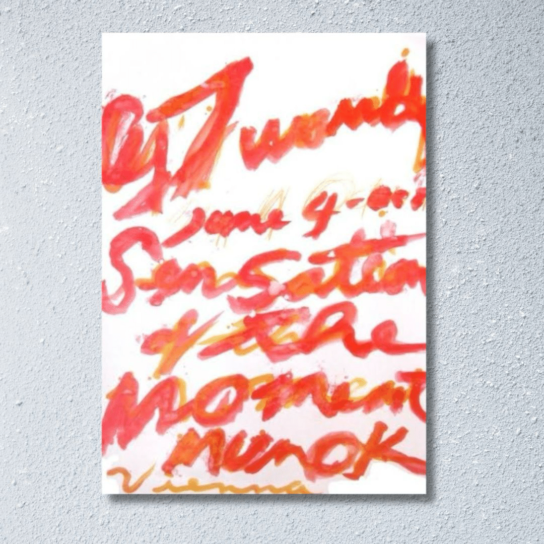新品正規品 Cy Twombly, Untitled レアポスター額装セット