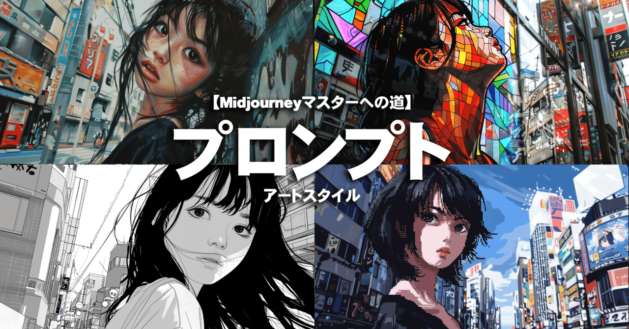 Midjourney】アートスタイルプロンプト15選｜Takafumi_AI_Artist