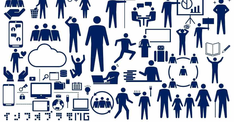 パワーポイントで使えるピクトグラム集 スズキジュン ピクトグラムマン Note