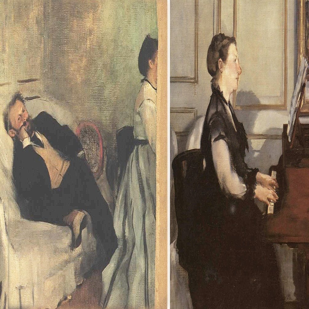 ドガの描いたマネ夫人の肖像にキレたマネ｜西岡文彦 いま、ここ 美術館