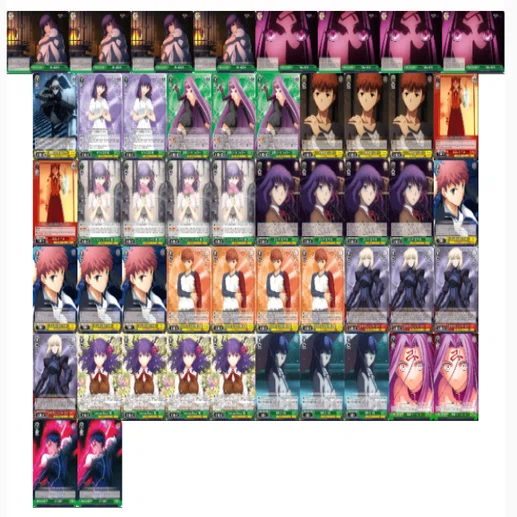 ヴァイスシュヴァルツ WS fate フェイト　8宝 デッキ ヴァイス】規制後のFateについて｜きょー