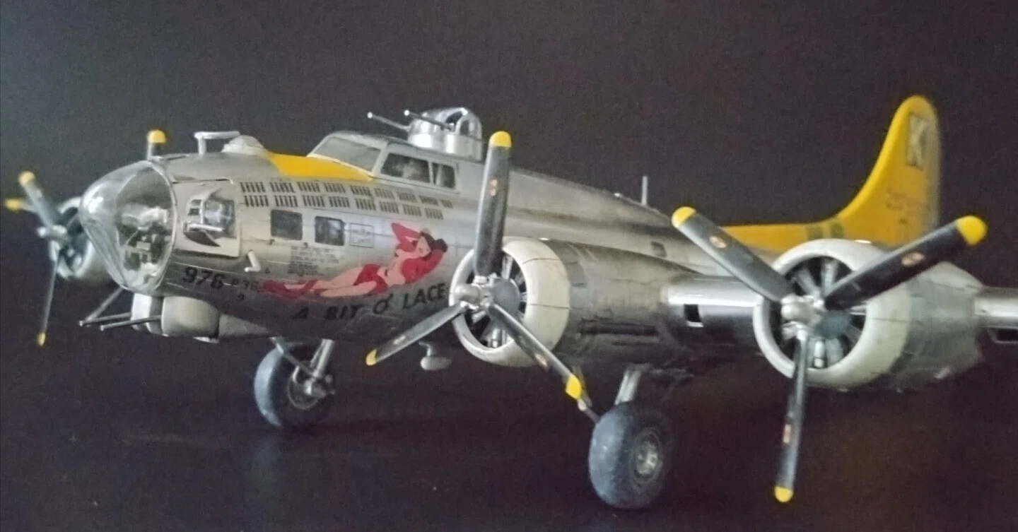 模型製作】ハセガワ 1/72 B-17G フライング フォートレス ア・ビット
