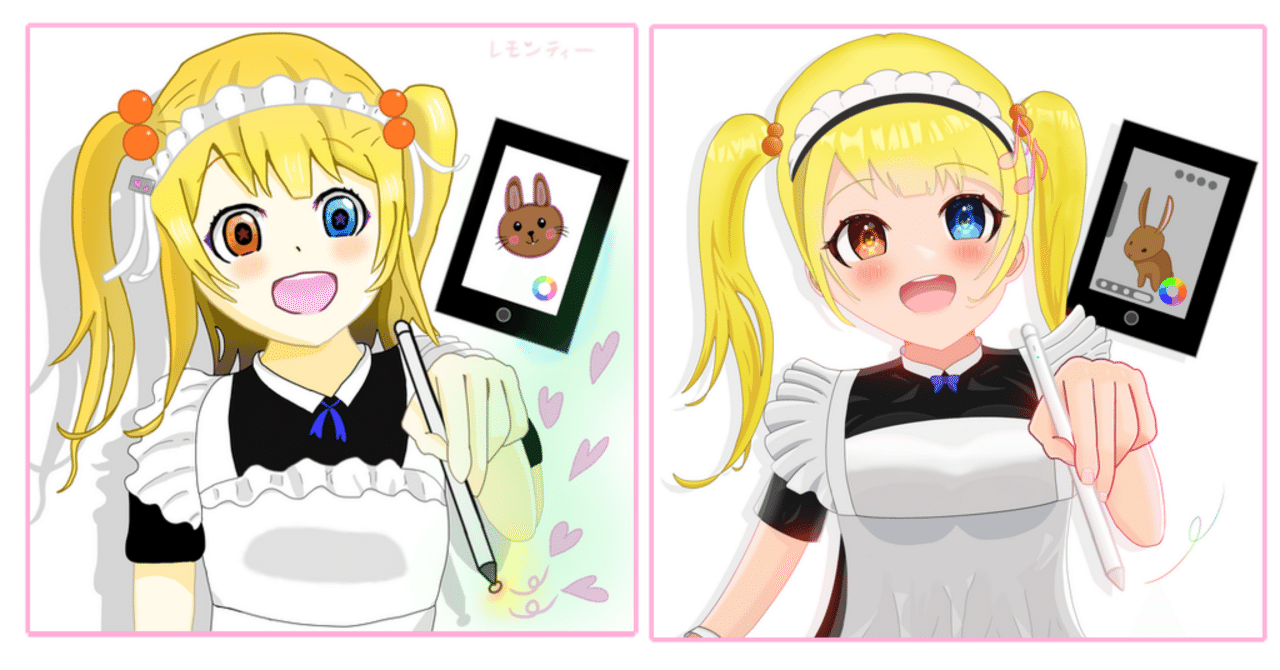 理想のかわいいを追い求めて(イラストリメイク完成結果報告)/たった7