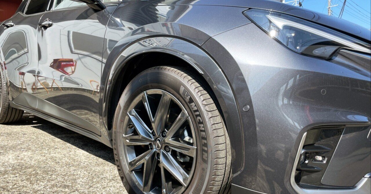 レクサスLBX カラードフェンダーアーチモール 純正塗装品085ソニック