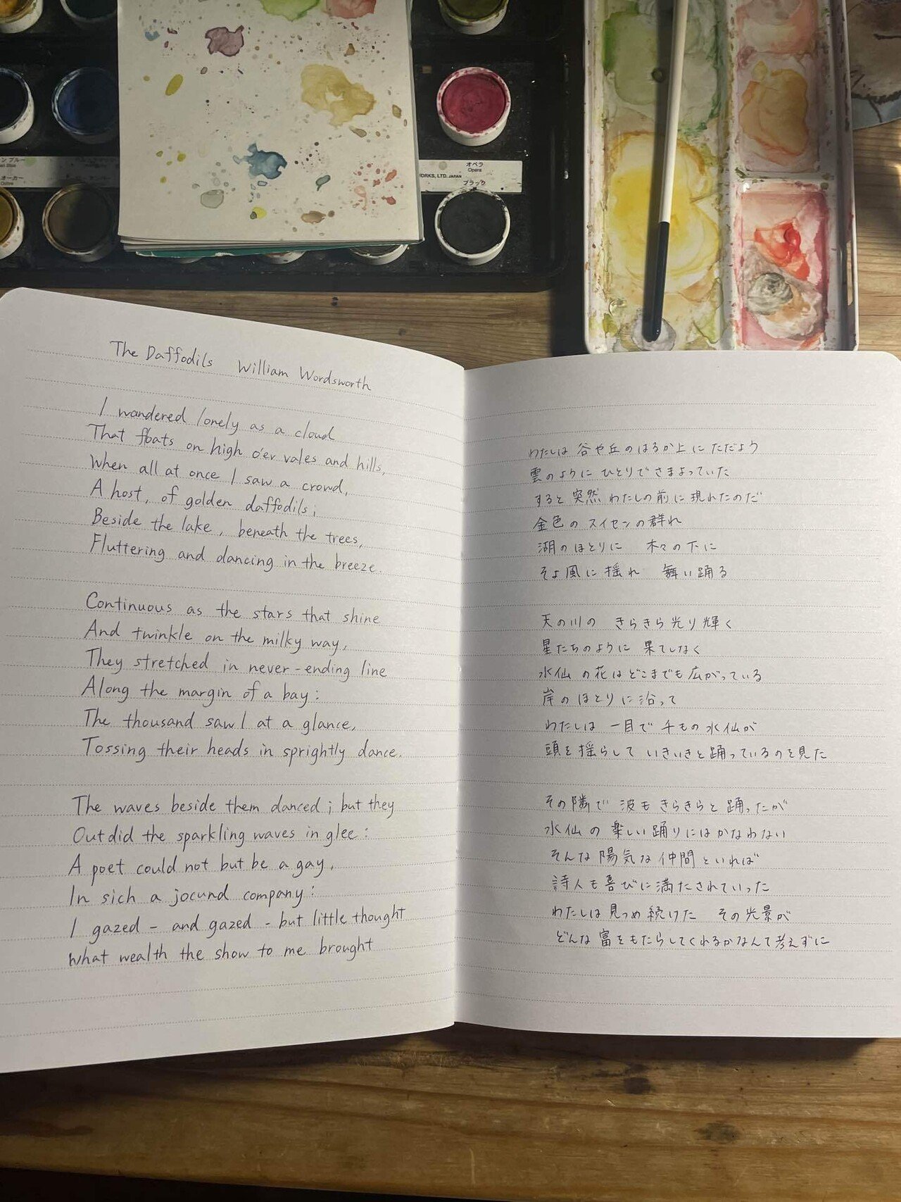🇬🇧詩を訳してみよう Daffodils by ウィリアム・ワーズワース｜yuuco
