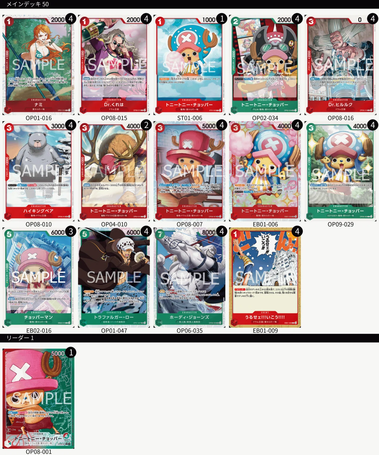 青紫ルフィに有利！！チョッパーのススメ｜おざしん