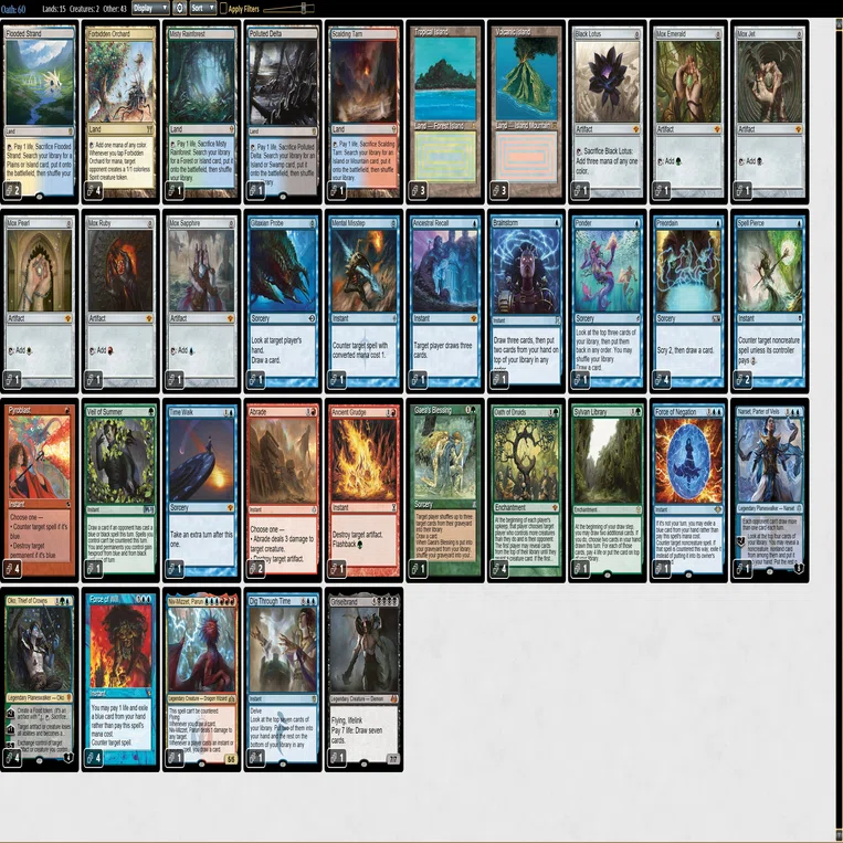 Vintage format Championship 調整録｜冬宮みはる