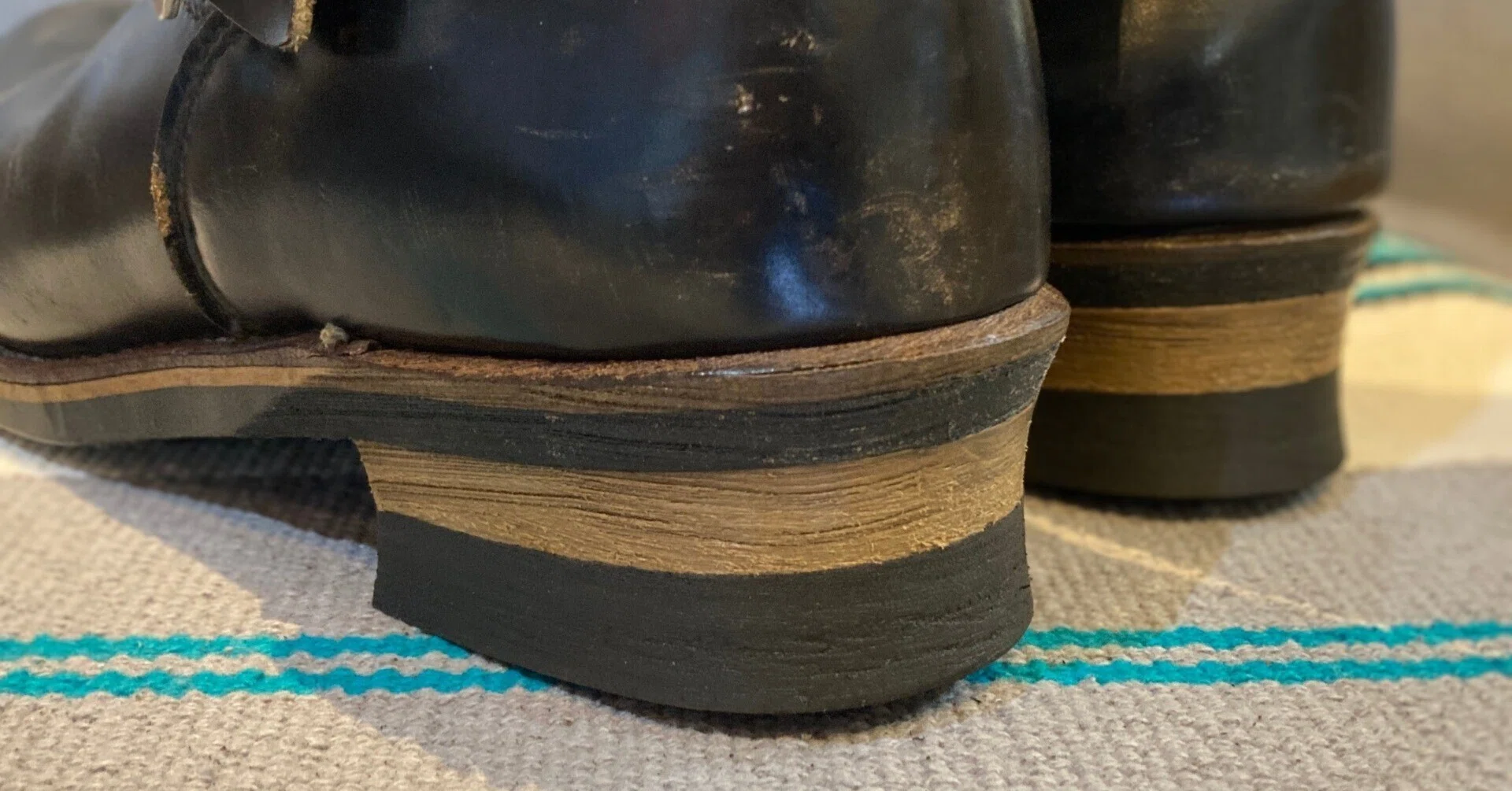 ヒール交換/カカト修理】Red Wing#968エンジニアブーツのトップリフト 