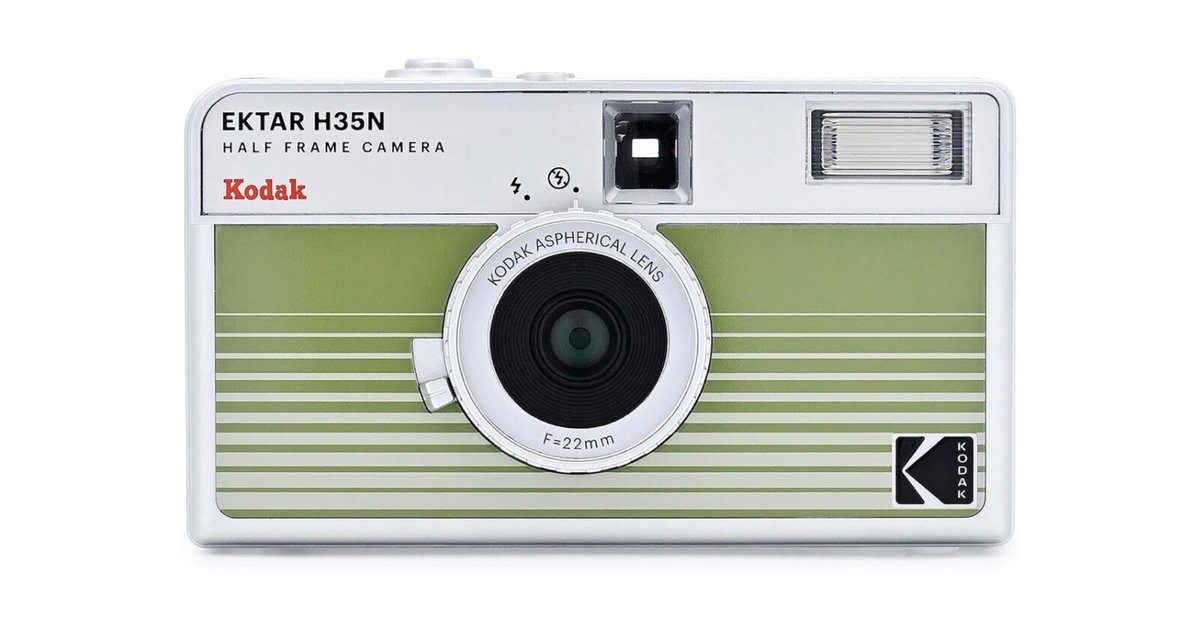 Kodak EKTAR H35N フィルムカメ新品フィルム付き Kodak ハーフサイズフィルムカメラ EKTAR H35 Half Frame Camera