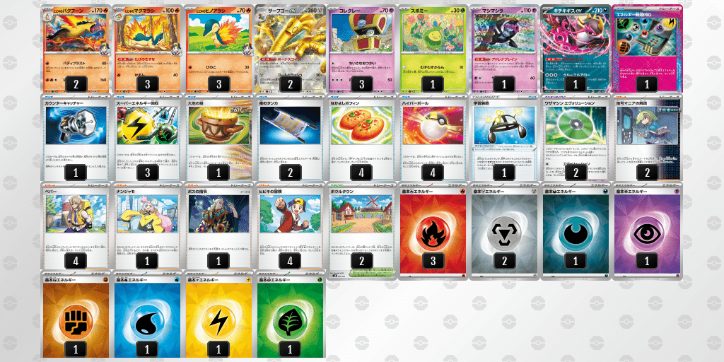 簡単！・高火力🔥・推し！バクフーンデッキ【全編無料】｜ふったか