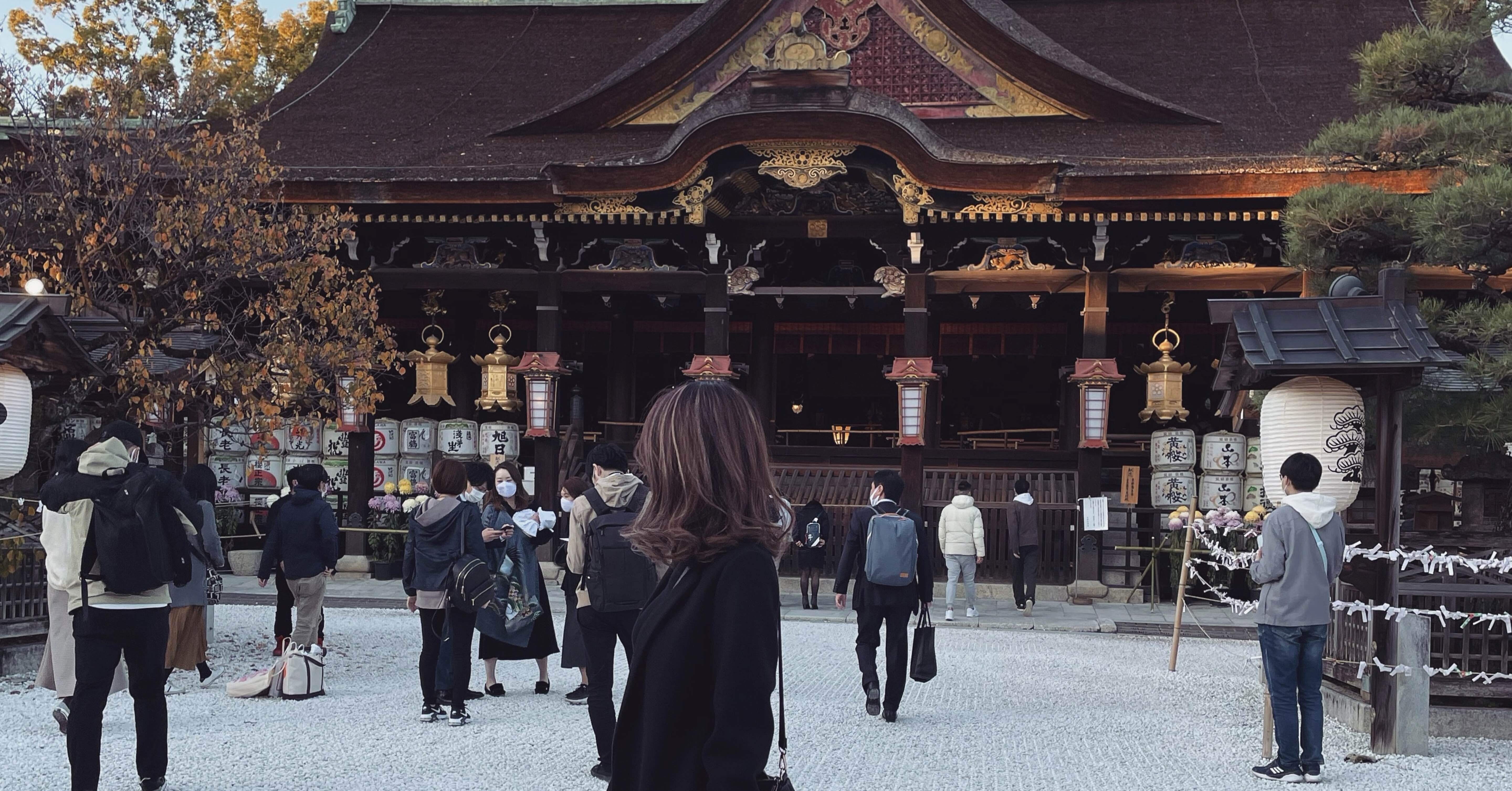 おもち様確認用　江籠さん生写真まとめその4 京都北野天満宮】毎月25日は天神様の日！長五郎餅を食べに北野天満宮へ