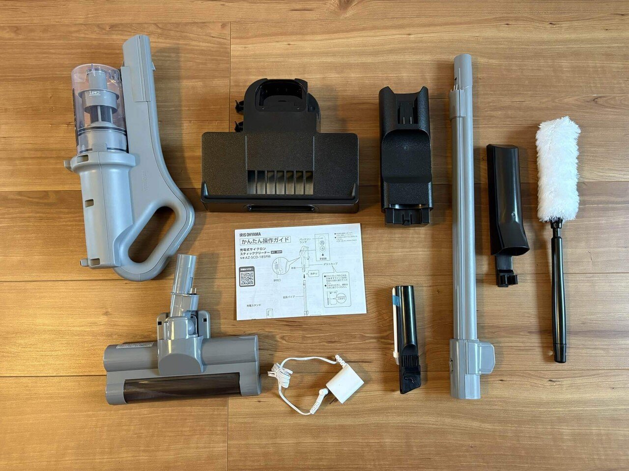レビュー！アイリスオーヤマ コードレス掃除機185PM軽くて便利な