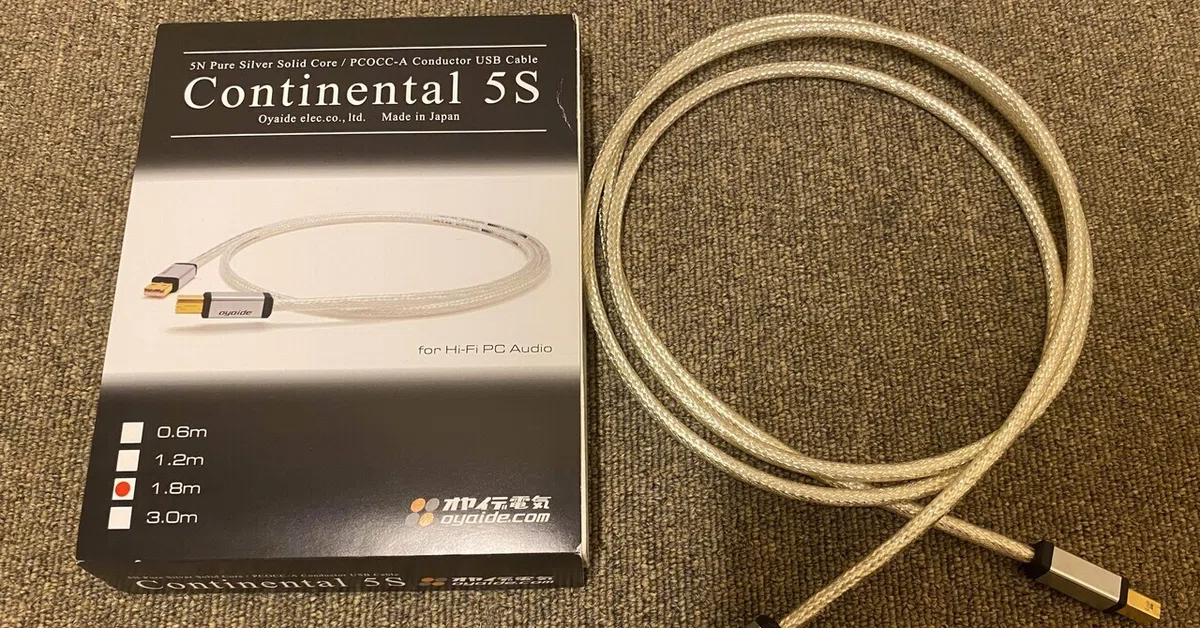 オヤイデの定番、超人気USBケーブル！ OYAIDEのContinental 5Sを紹介 