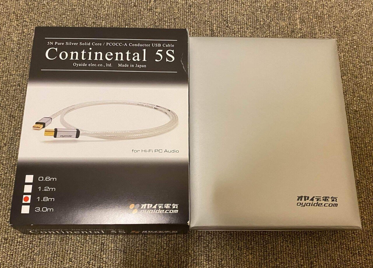 オヤイデの定番、超人気USBケーブル! OYAIDEのContinental 5Sを オヤイデの定番、超人気USBケーブル! OYAIDEのContinental 5Sを