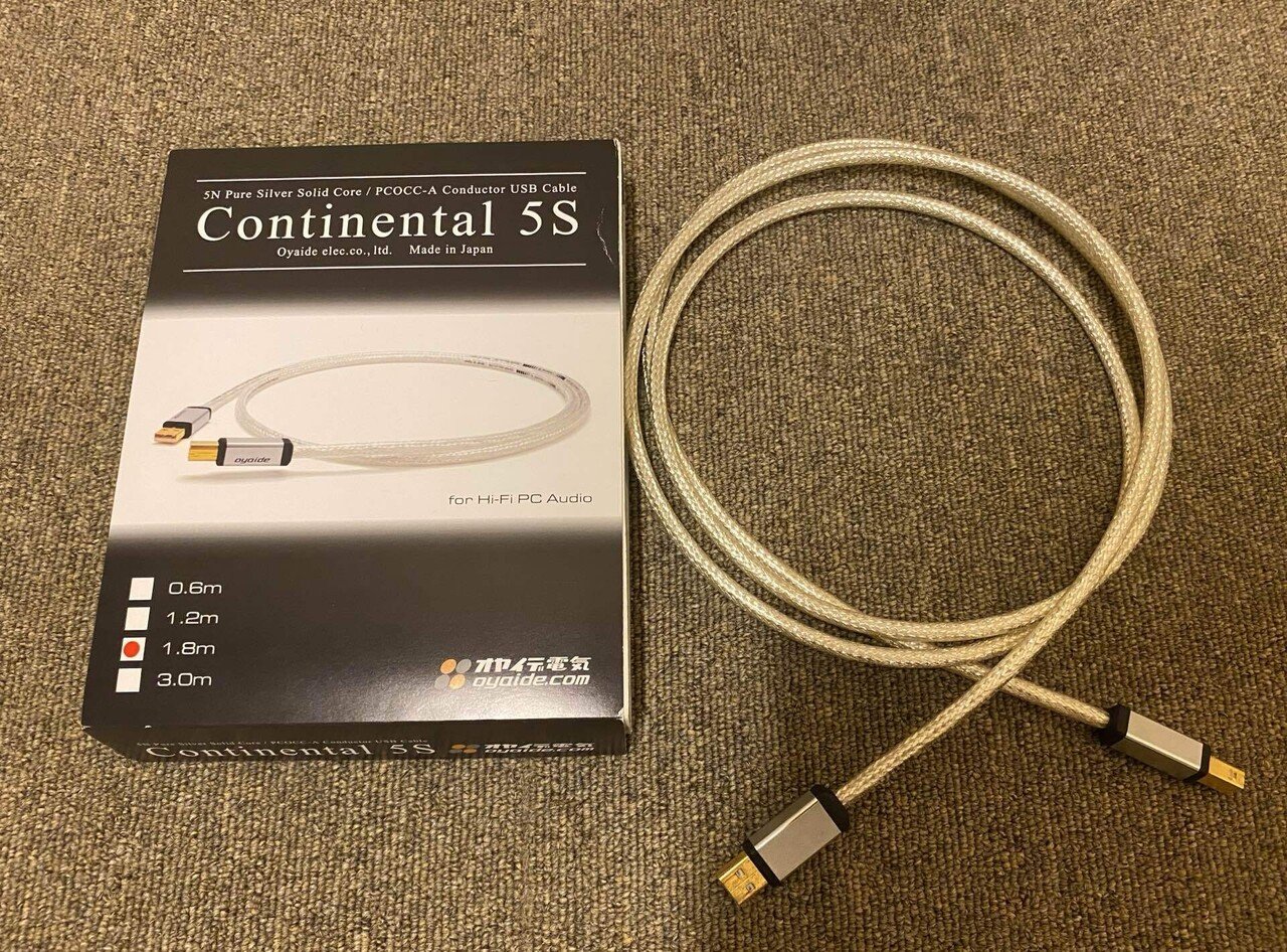オヤイデの定番、超人気USBケーブル! OYAIDEのContinental 5Sを オヤイデの定番、超人気USBケーブル! OYAIDEのContinental 5Sを