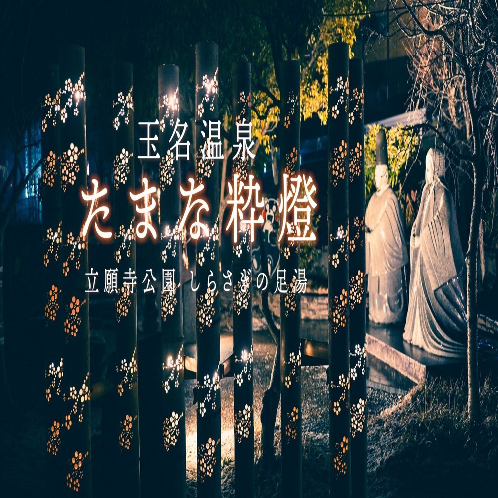 玉名温泉・竹あかり「たまな粋燈」2025～湯けむり照らす竹灯籠～（熊本
