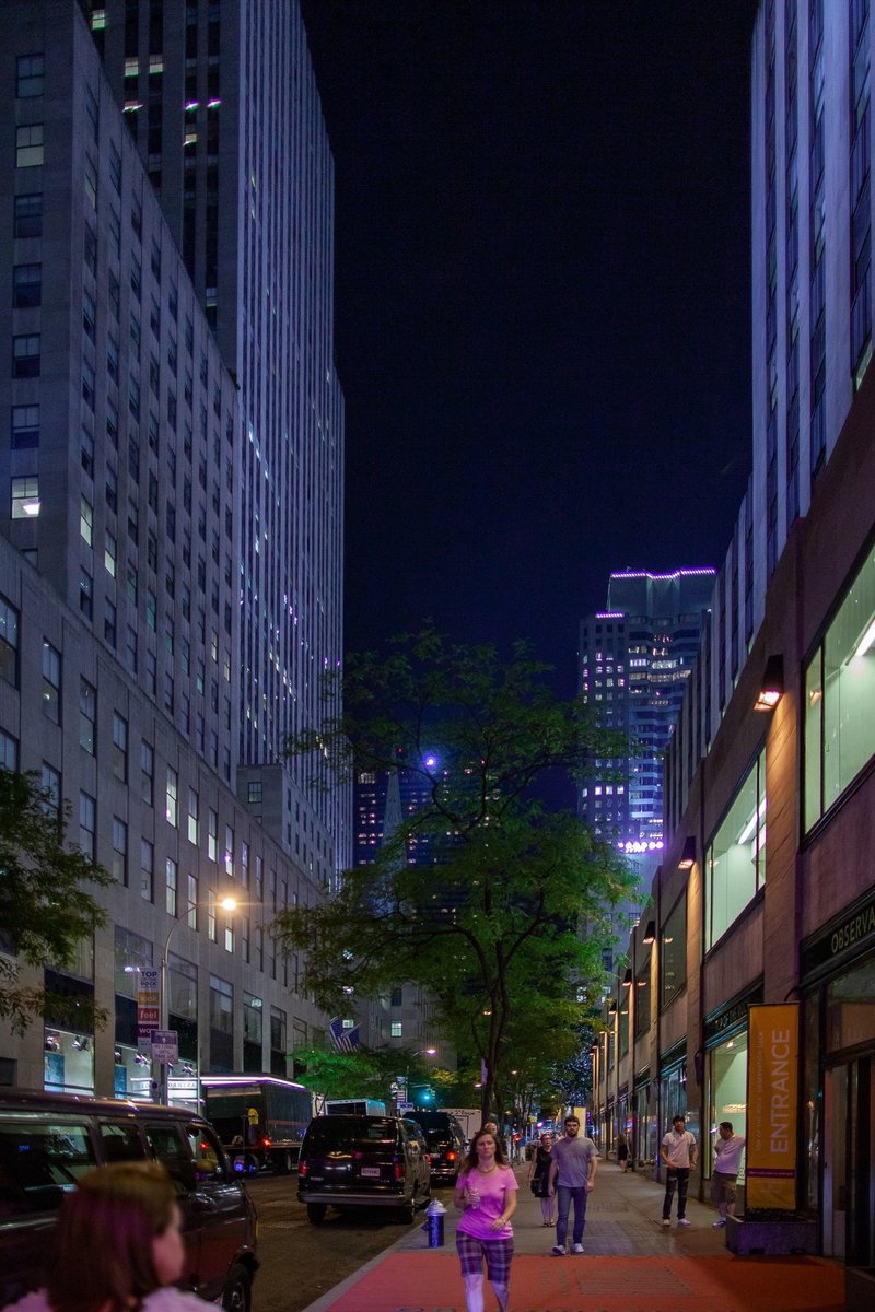 ニューヨーク マンハッタンの夜景 Zenpaku Note