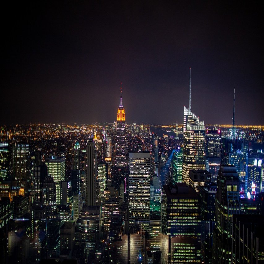 ニューヨーク マンハッタンの夜景 Zenpaku Note