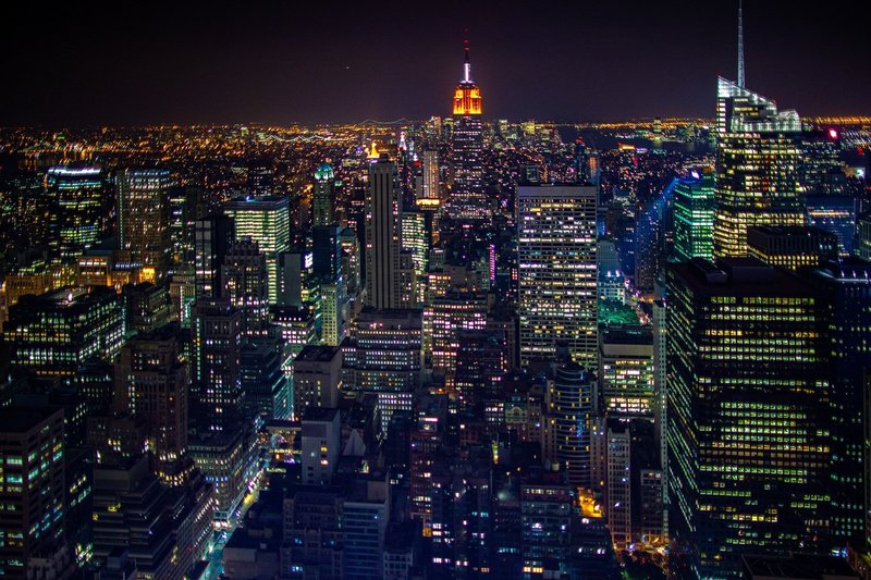 ニューヨーク マンハッタンの夜景 Zenpaku Note