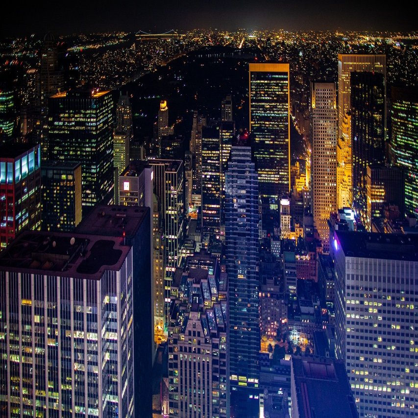 ニューヨーク マンハッタンの夜景 Zenpaku Note