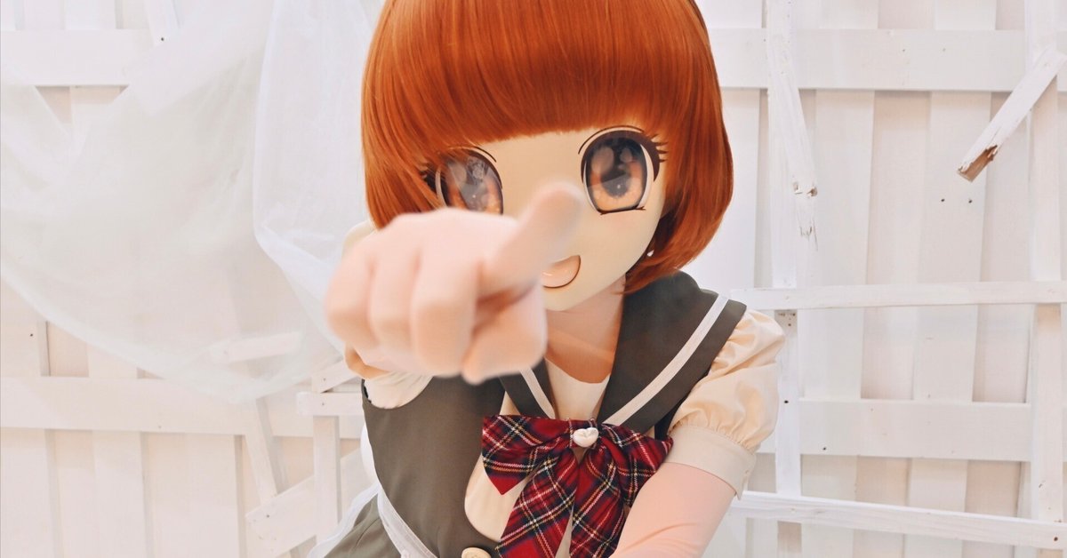 美少女 着ぐるみ マスク 【初心者向け】 アニメキャラ風 コスプレ