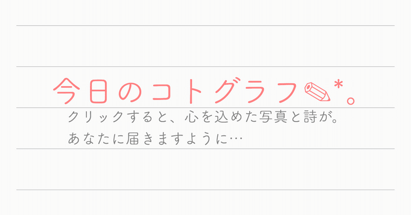 さよならマリーゴールド ソナチネ詩音 公式 コトグラフ作家 Note