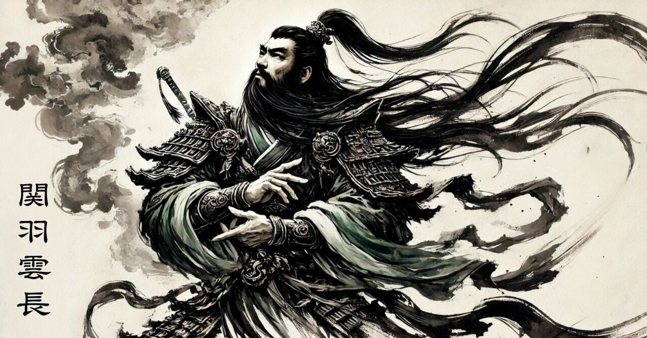 夜読春秋 関羽 関雲長 三国志の人物 水墨画 夜読春秋 関羽 関雲長 三国志の人物 水墨画