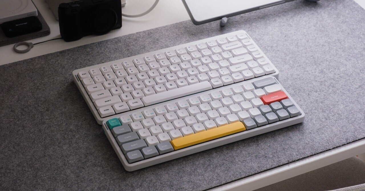 Nuphy Air60 V2とAir75 V2を半年くらい使った感想【レビュー Nuphy Air60 V2とAir75 V2を半年くらい使った感想【レビュー