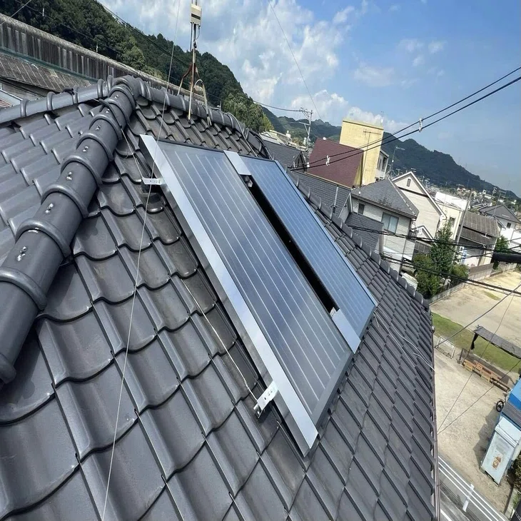 燃料代ゼロ円！】太陽熱温水器で、3月でも 