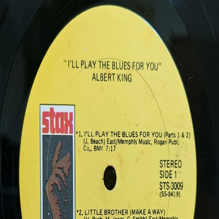 1972年レコード】77)ALBERT KING : I'LL PLAY THE BLUES FOR YOU