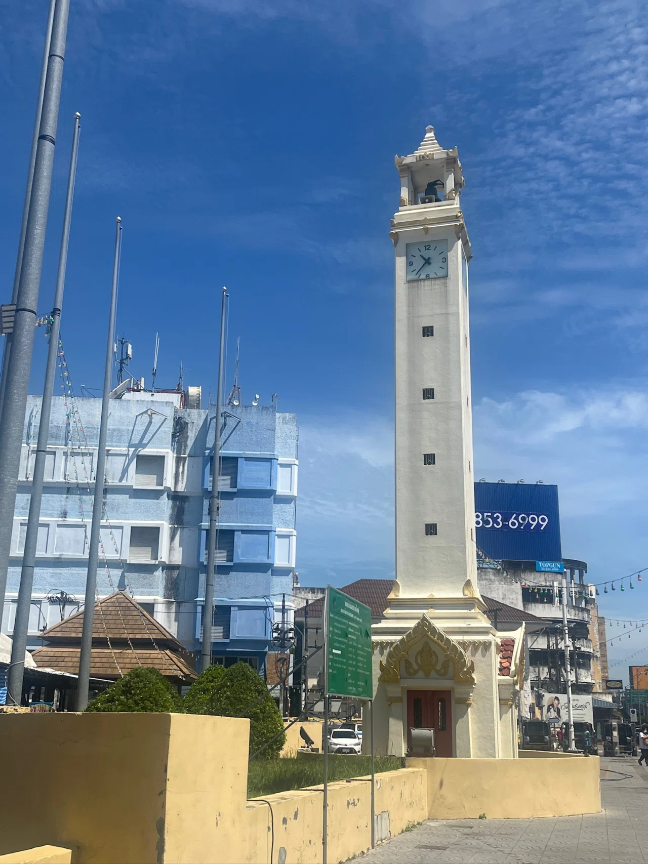 Songkhla Clock Tower · the illuminated civic landmark