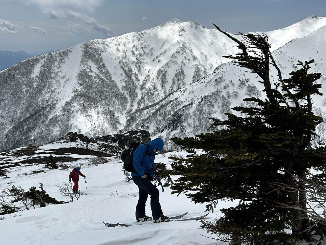 南蔵王の巨大な屏風。水引入道初登頂（2025.3.23南東北遠征②）｜ふくろう