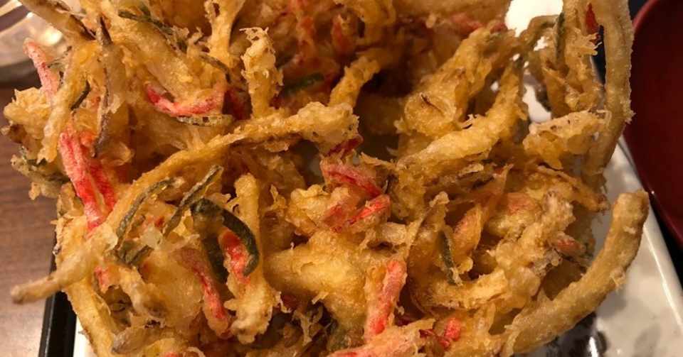 丸亀製麺の 天ぷら まとめ なめこキリン Note